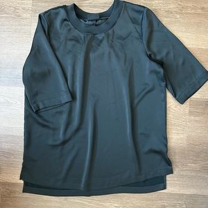 Who What Wear Silky Black blouse